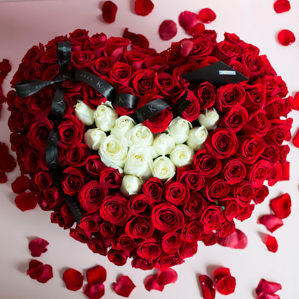 Corazon de rosas