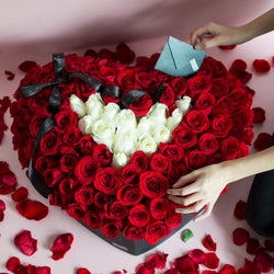 Corazon de rosas